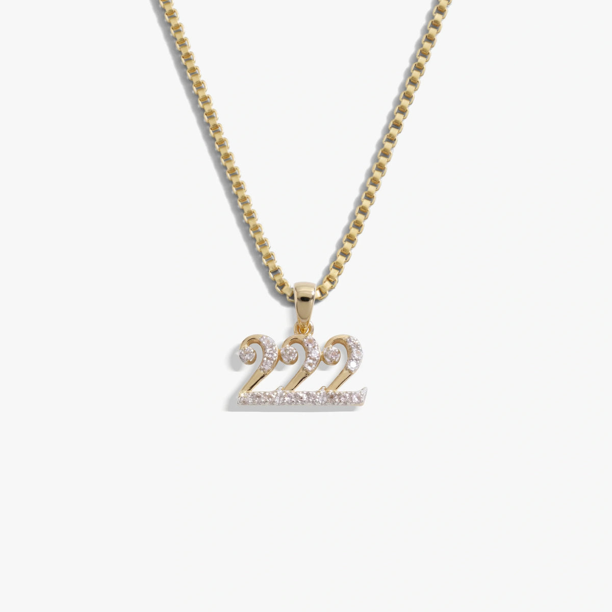 Sapphire Angel Number Necklace
