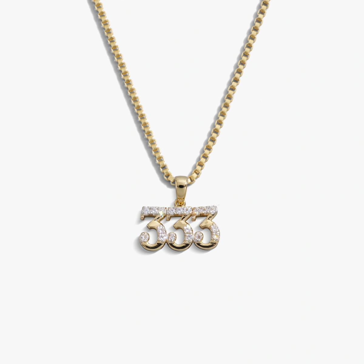 Sapphire Angel Number Necklace