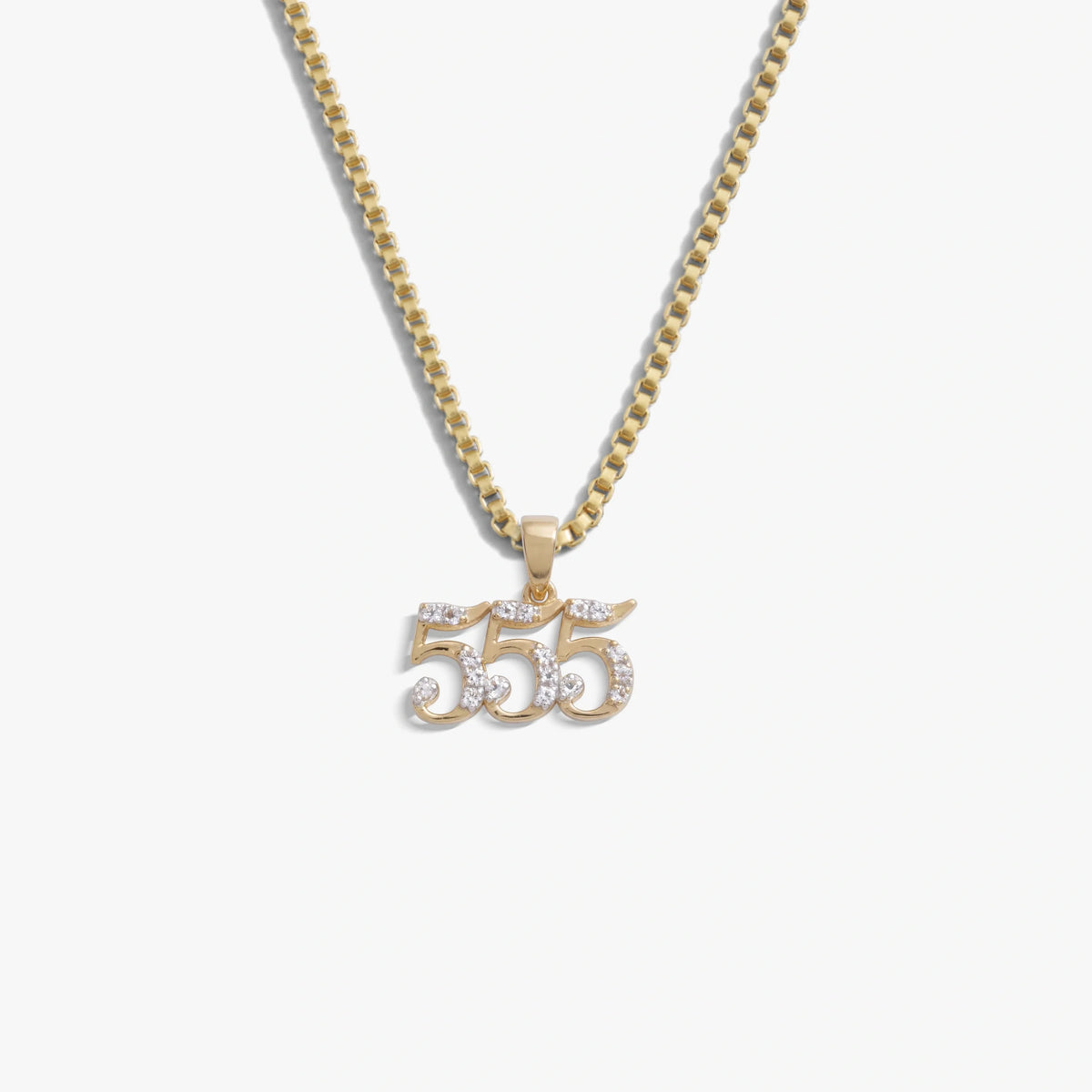 Sapphire Angel Number Necklace