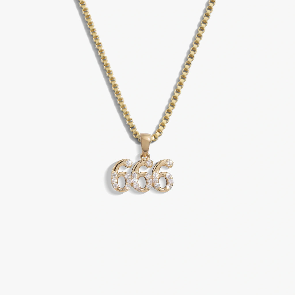 Sapphire Angel Number Necklace
