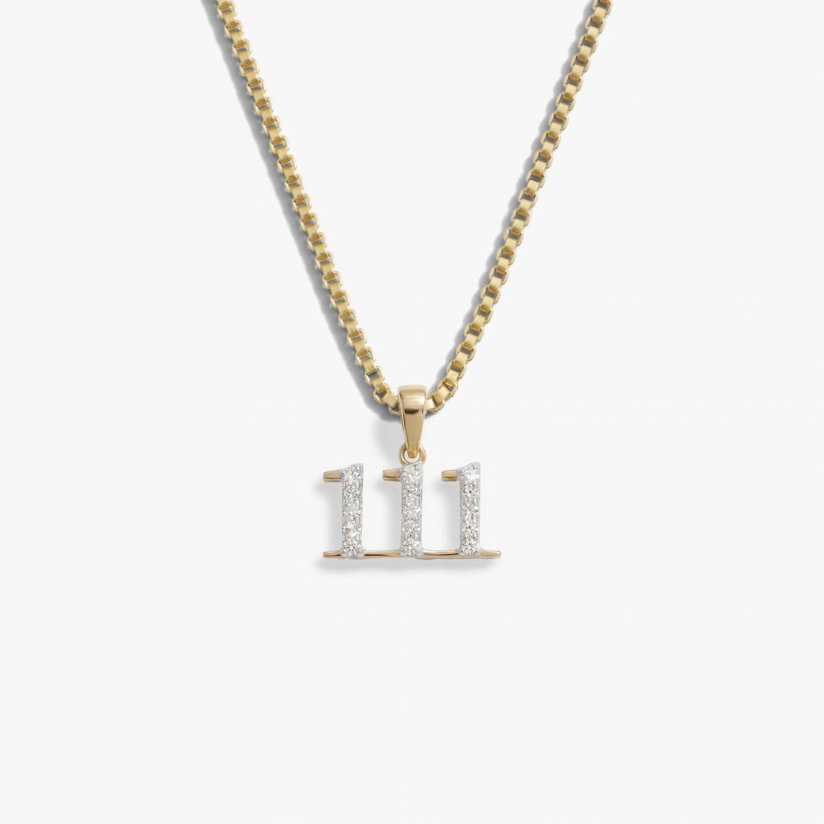 Sapphire Angel Number Necklace