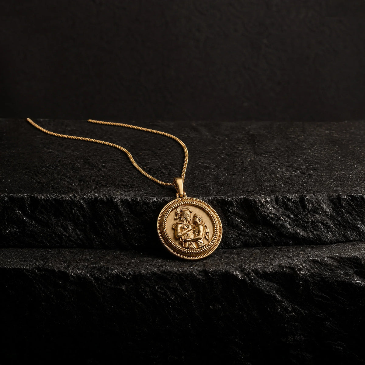 Achilles + Patroclus Pendant