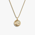 Jhené's Aquamarine Moon Wave Necklace