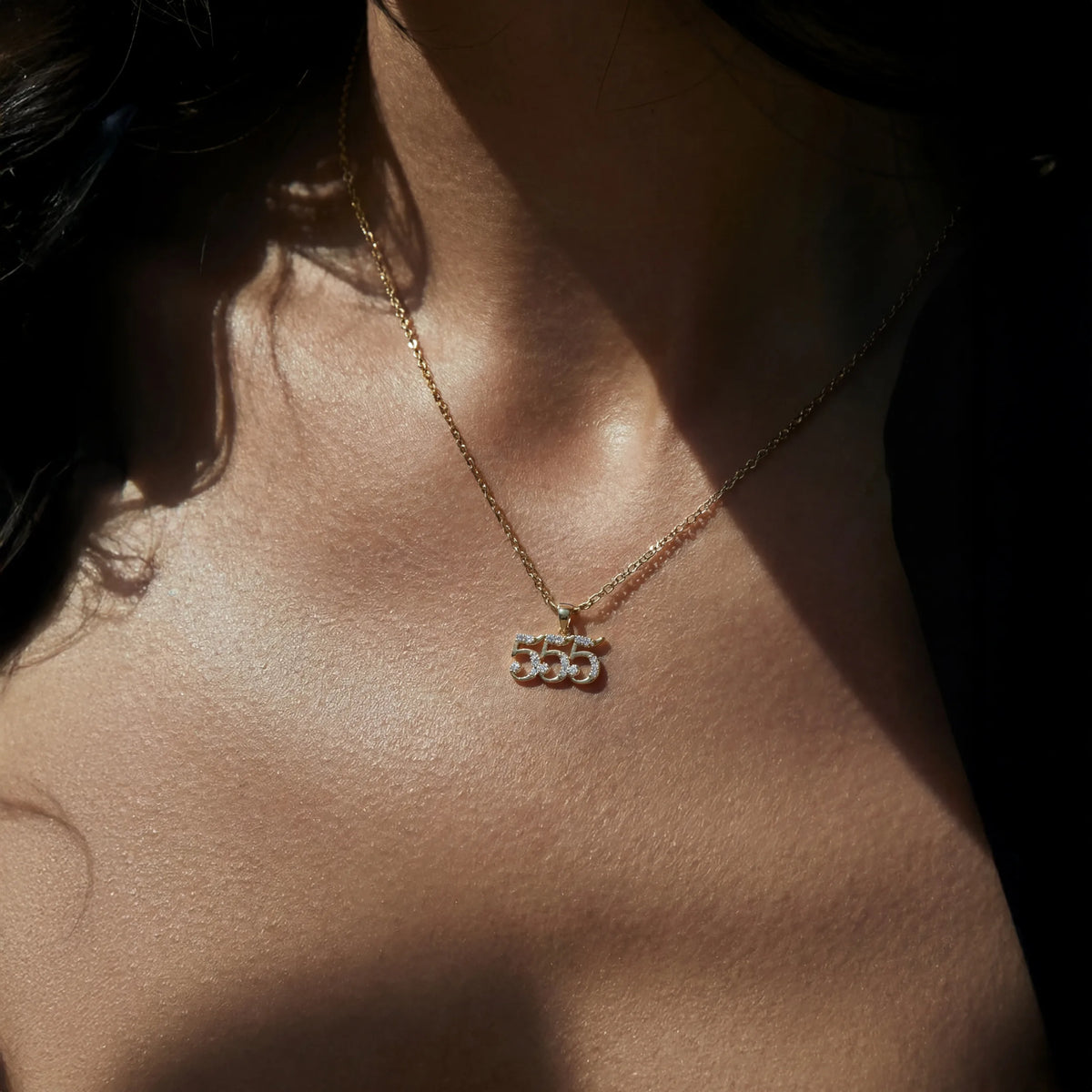 Sapphire Angel Number Necklace