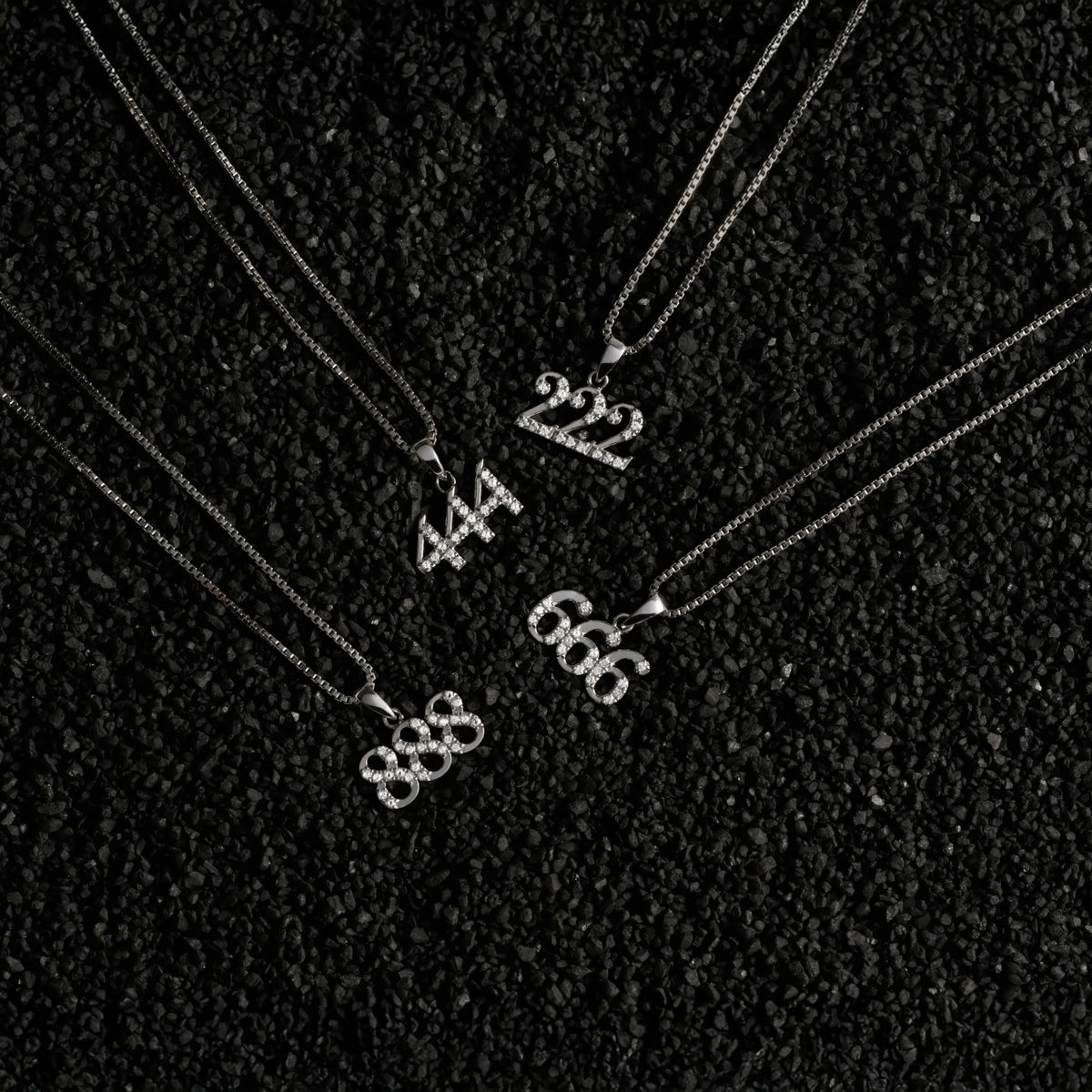 Sapphire Angel Number Necklace