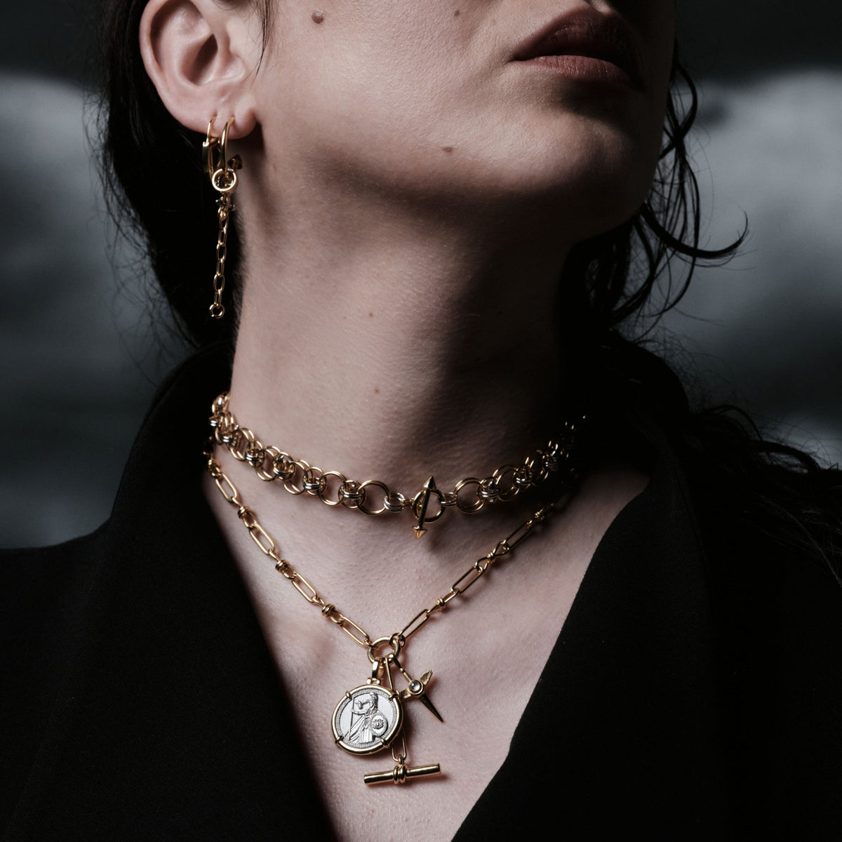 Chainmail Toggle Collar
