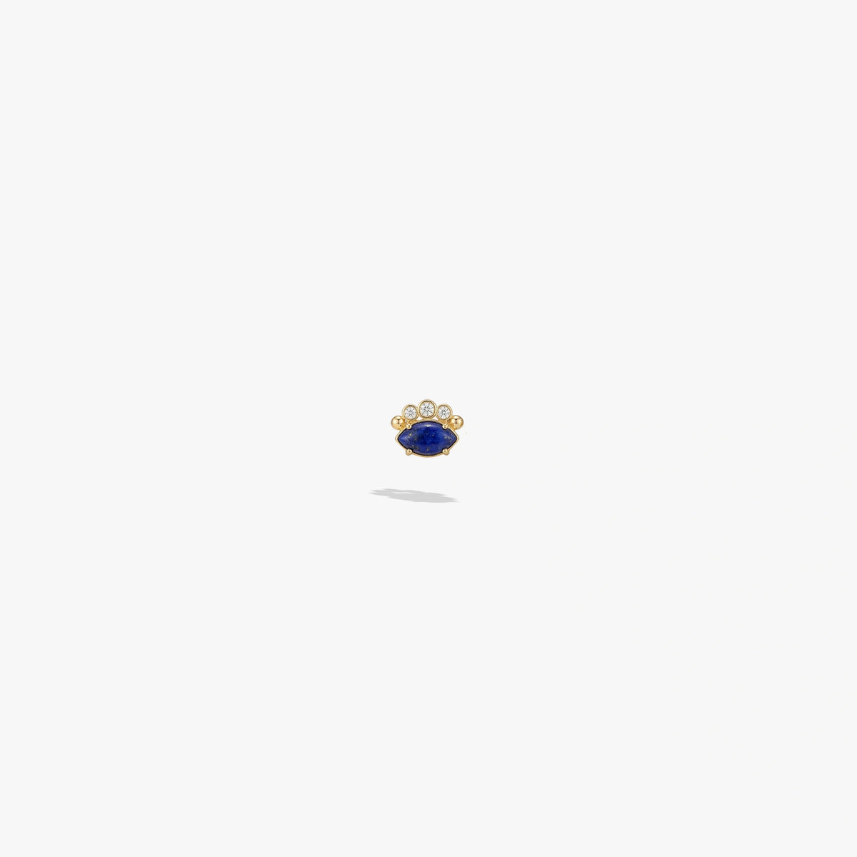 Evil Eye Cabochon Studs