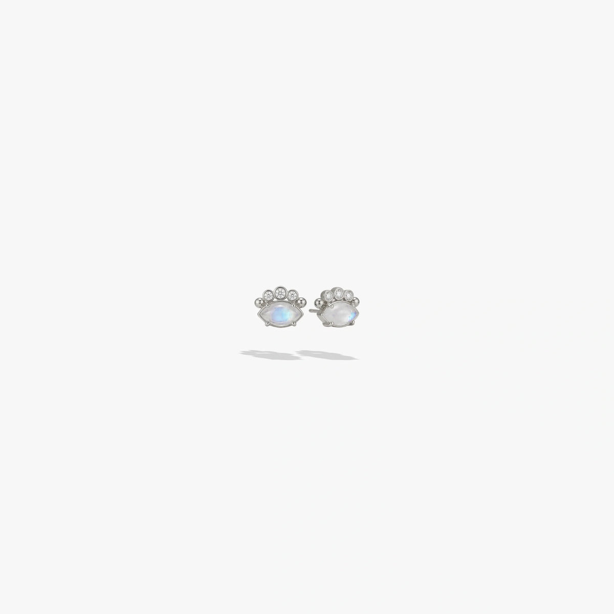 Evil Eye Cabochon Studs