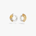 Carved Gemstone Hoops