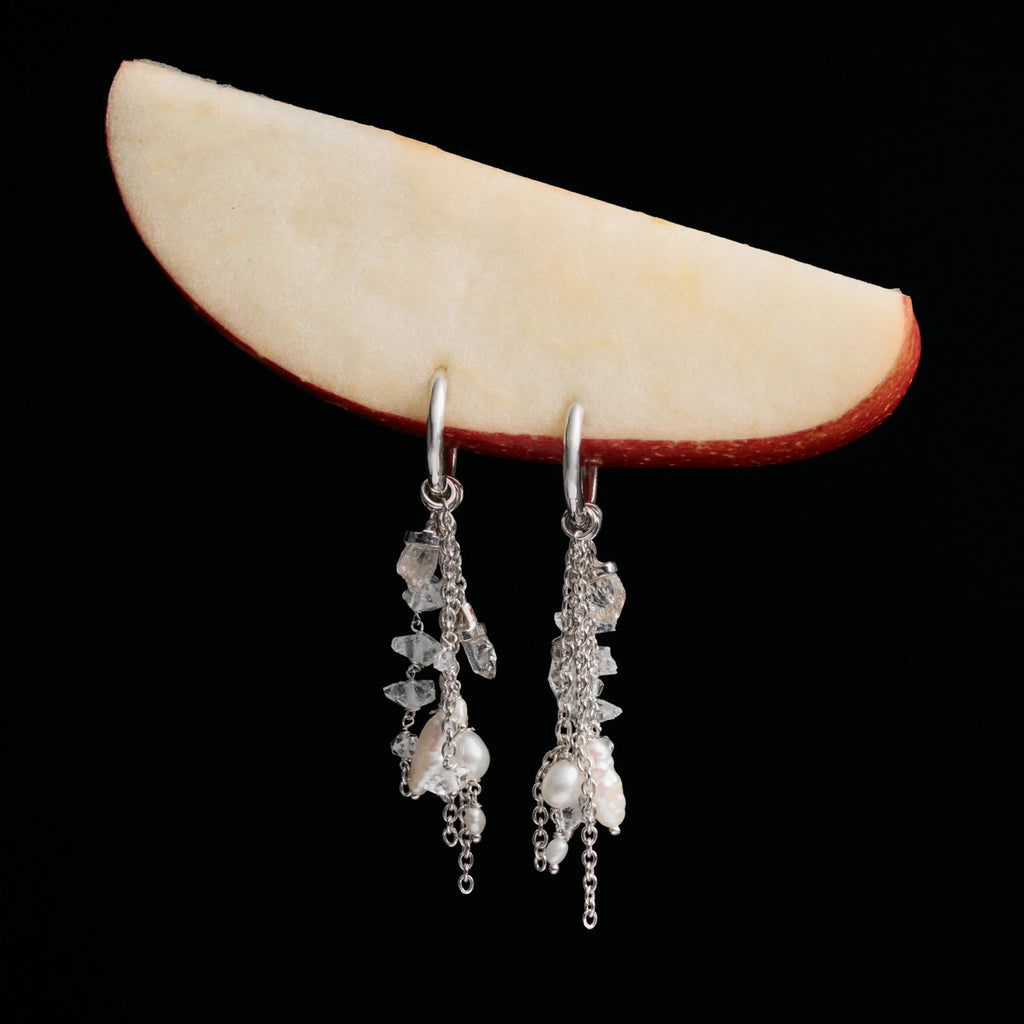Pearl & Crystal Coven Earrings