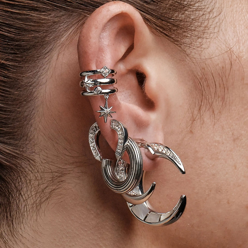 Ribbed Chubby Hoops