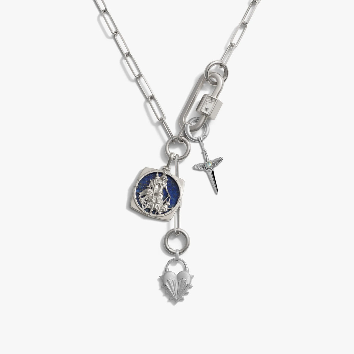Warrior's Heart Charm Lariat