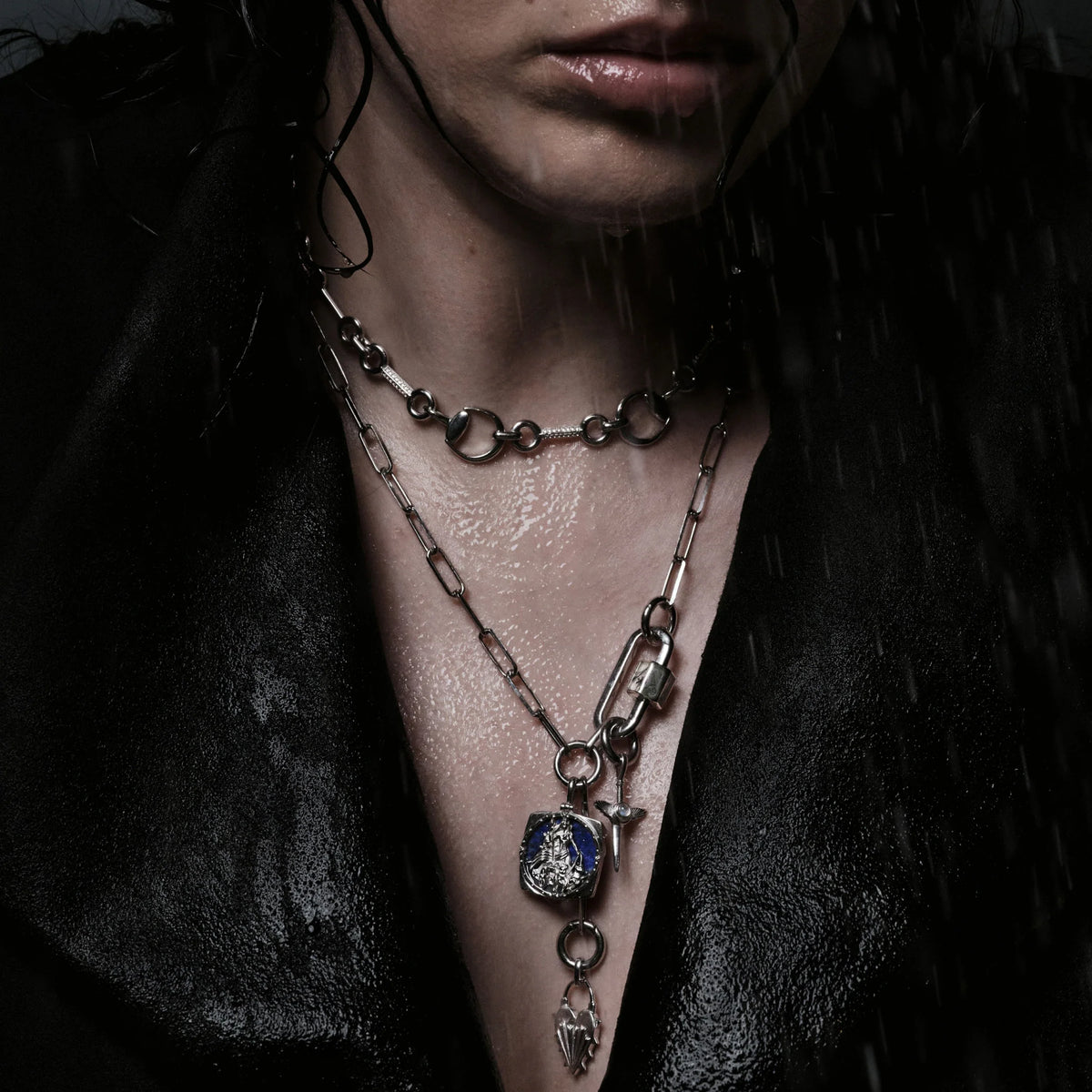 Warrior's Heart Charm Lariat