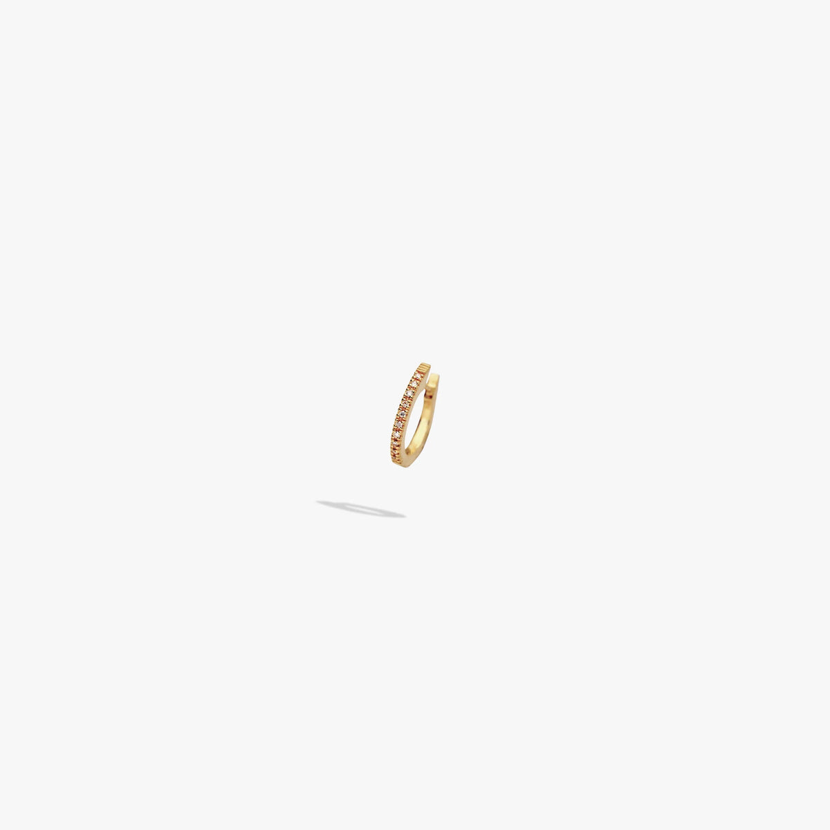 Diamond Huggie Earrings
