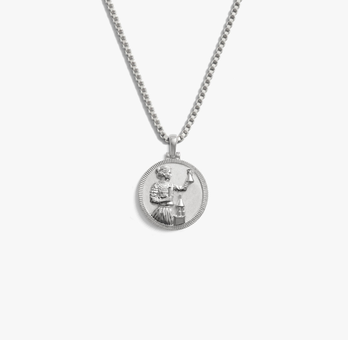 Marie Curie Real-Life Goddess Necklace