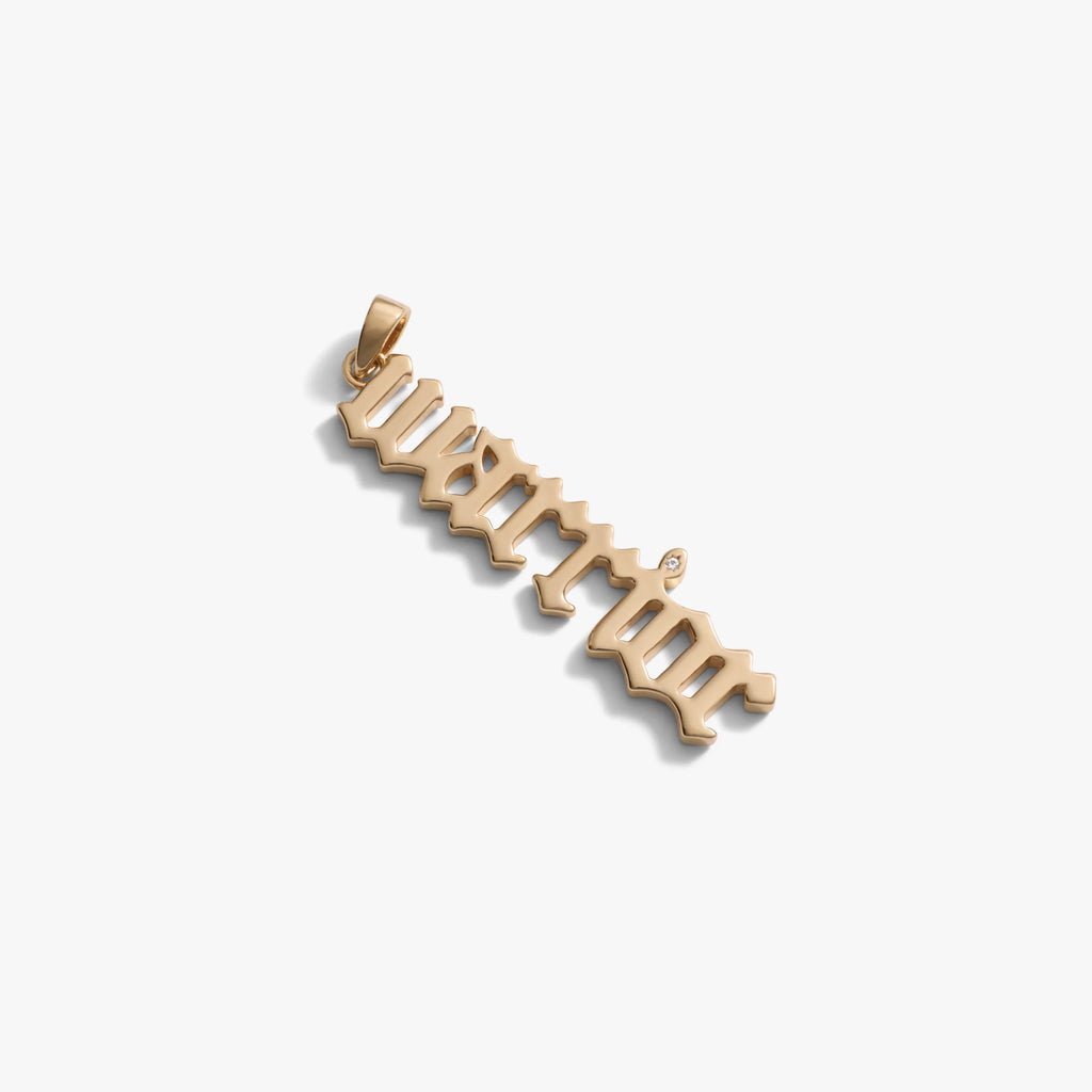 Warrior Nameplate Pendant