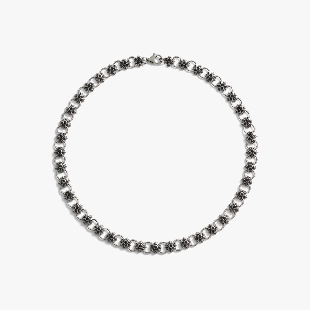 Triple Moon Crest Necklace