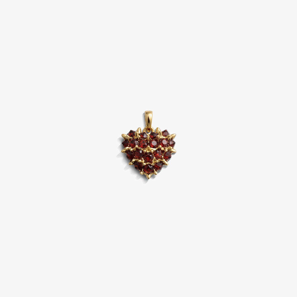Bleeding Heart Cord Necklace