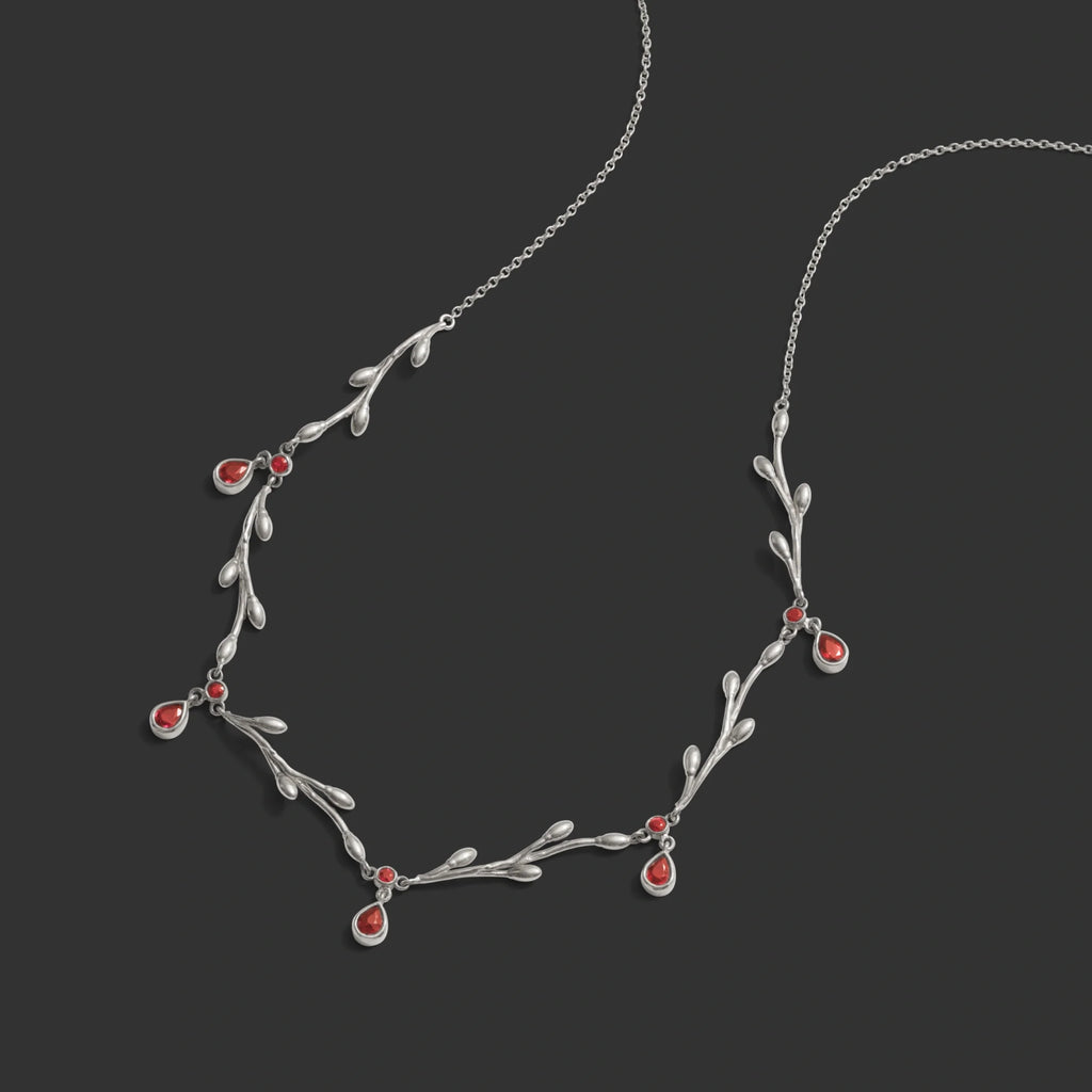 Ruby Vine Necklace