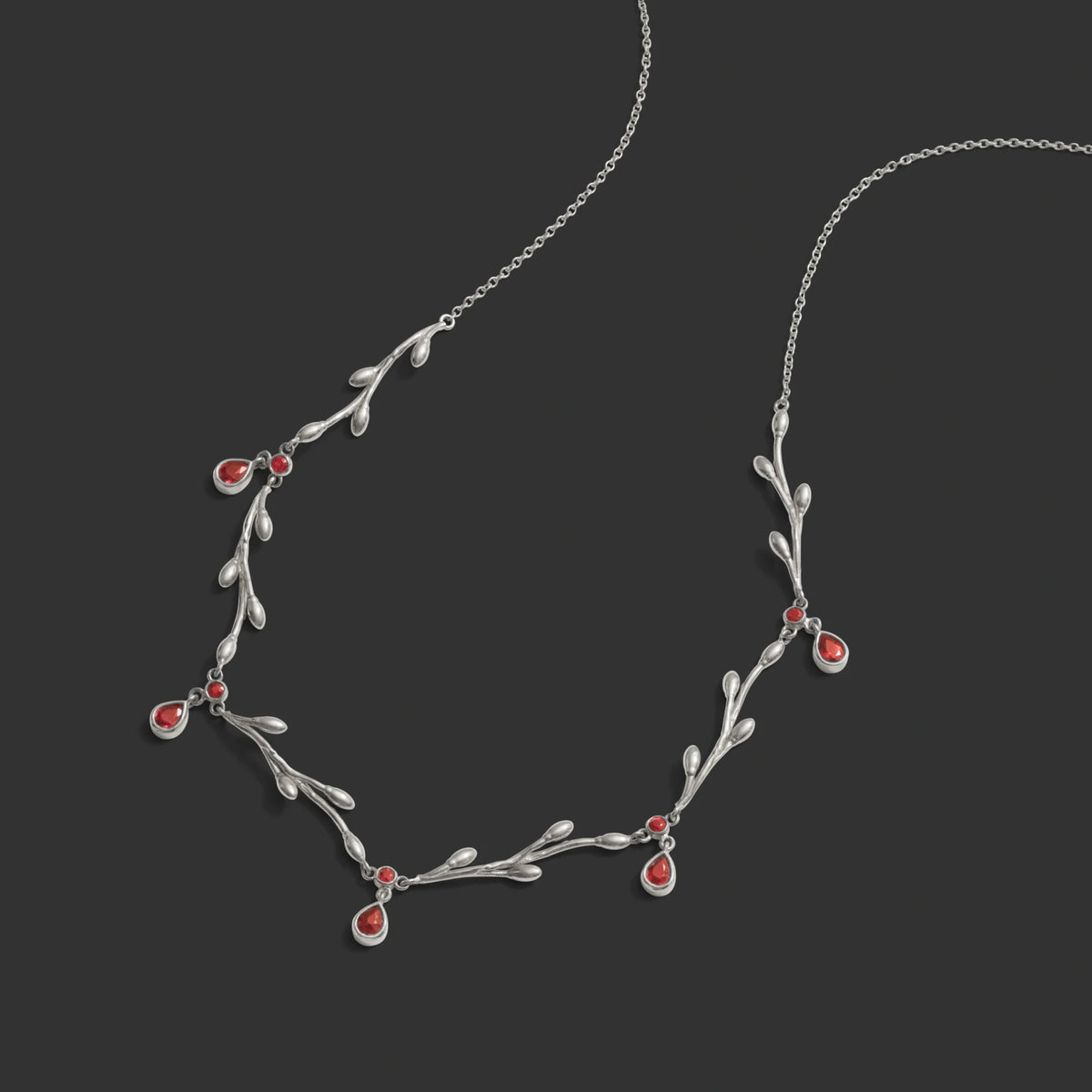 Ruby Vine Necklace