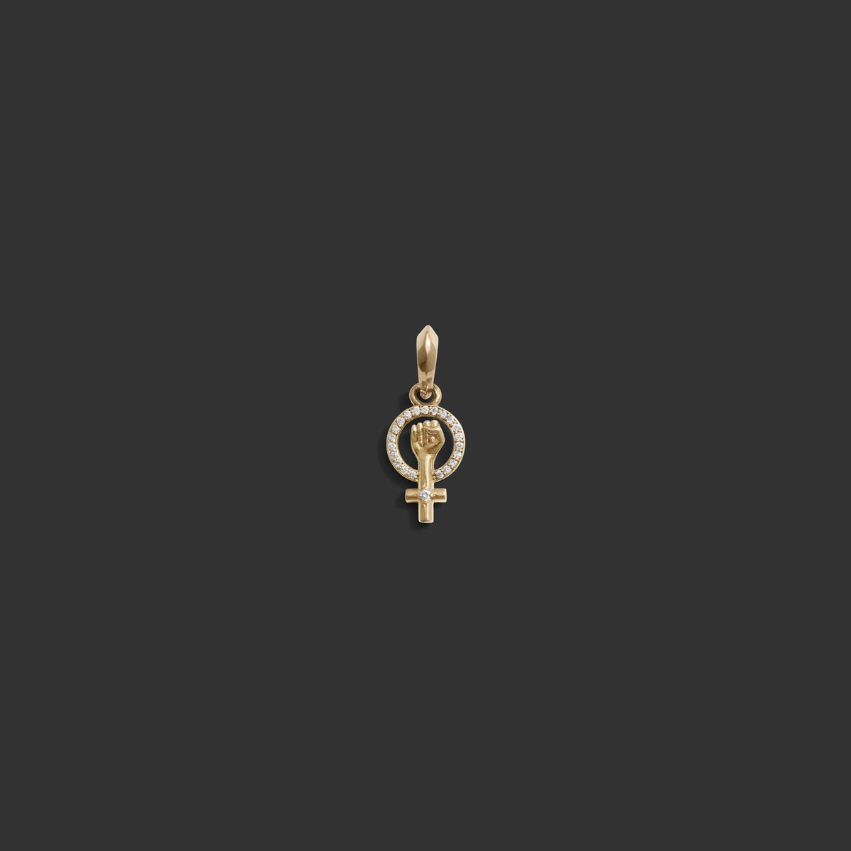 Diamond Woman Power Pendant