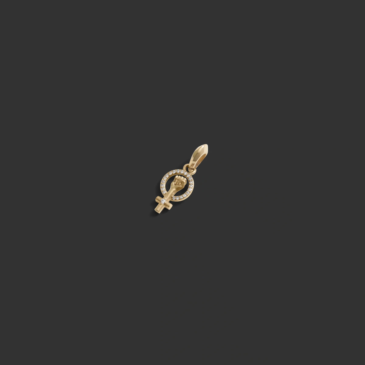 Diamond Woman Power Pendant