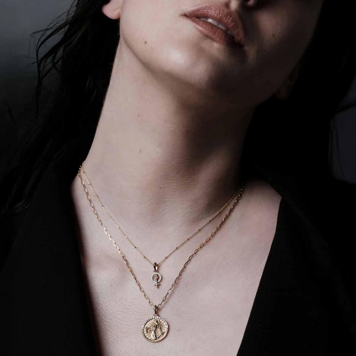 Diamond Woman Power Pendant
