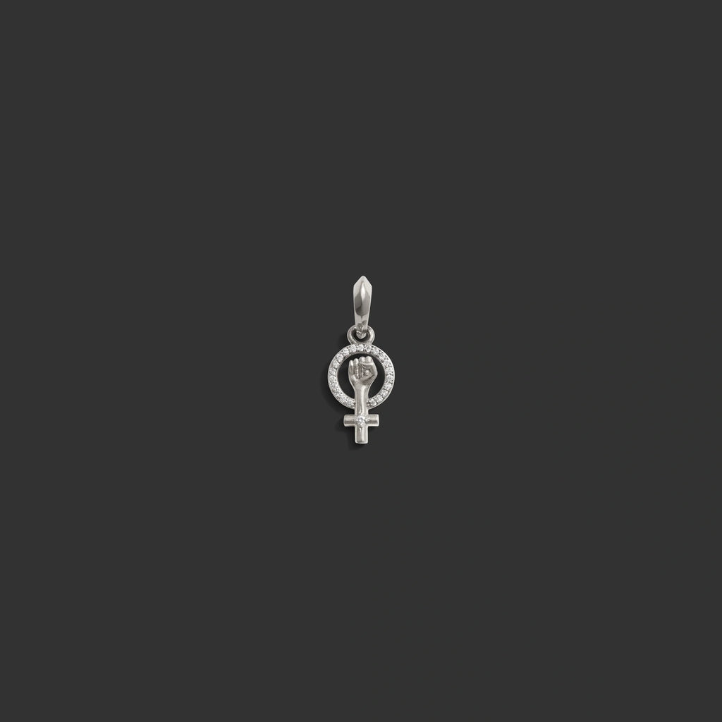 Diamond Woman Power Pendant