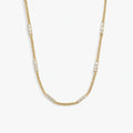 Sapphire Baguette Necklace