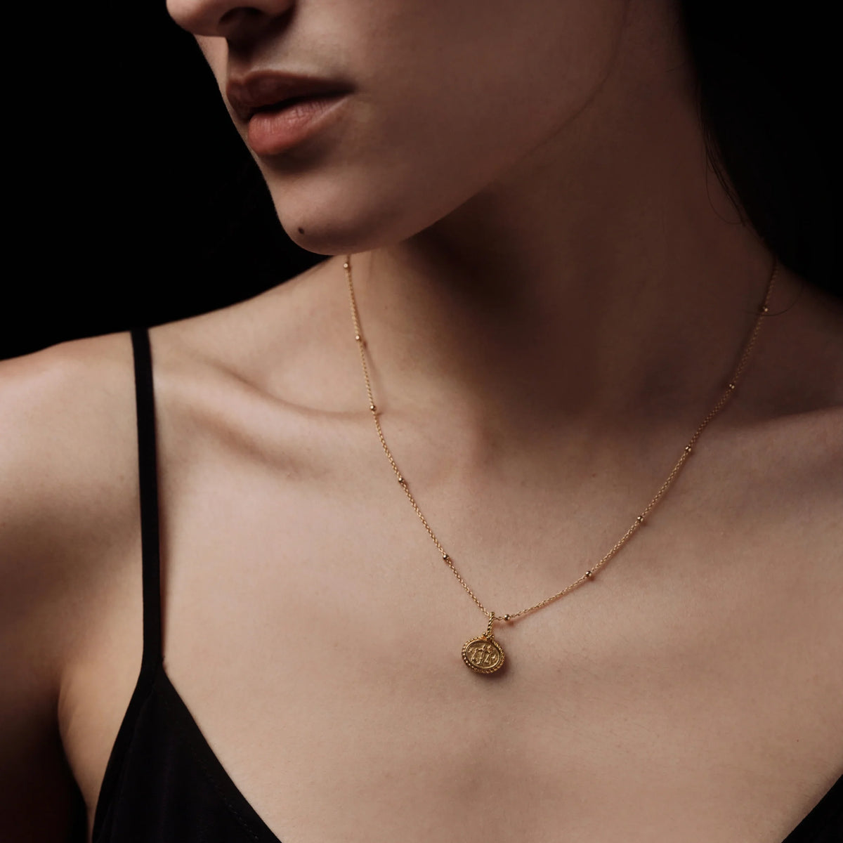 Mini Gemstone Zodiac Pendant