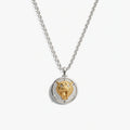 Sapphire Saber-Toothed Cat Necklace