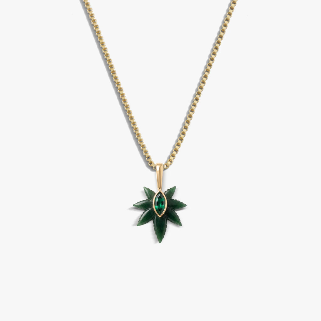 Jade & Emerald Plant Wisdom Necklace