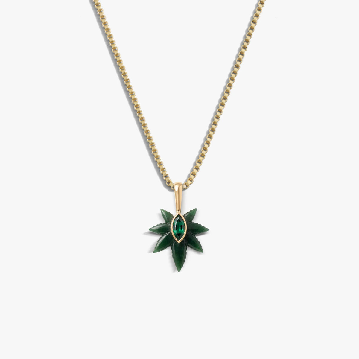 Jade & Emerald Plant Wisdom Necklace