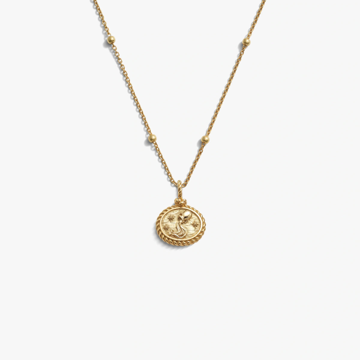 Aquarius Mini Gemstone Necklace