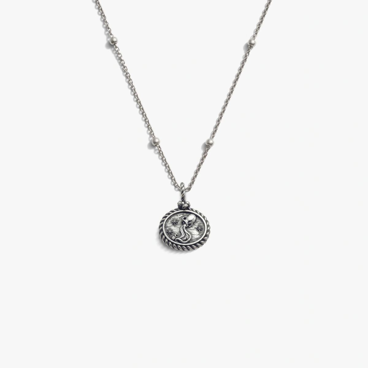 Aquarius Mini Gemstone Necklace