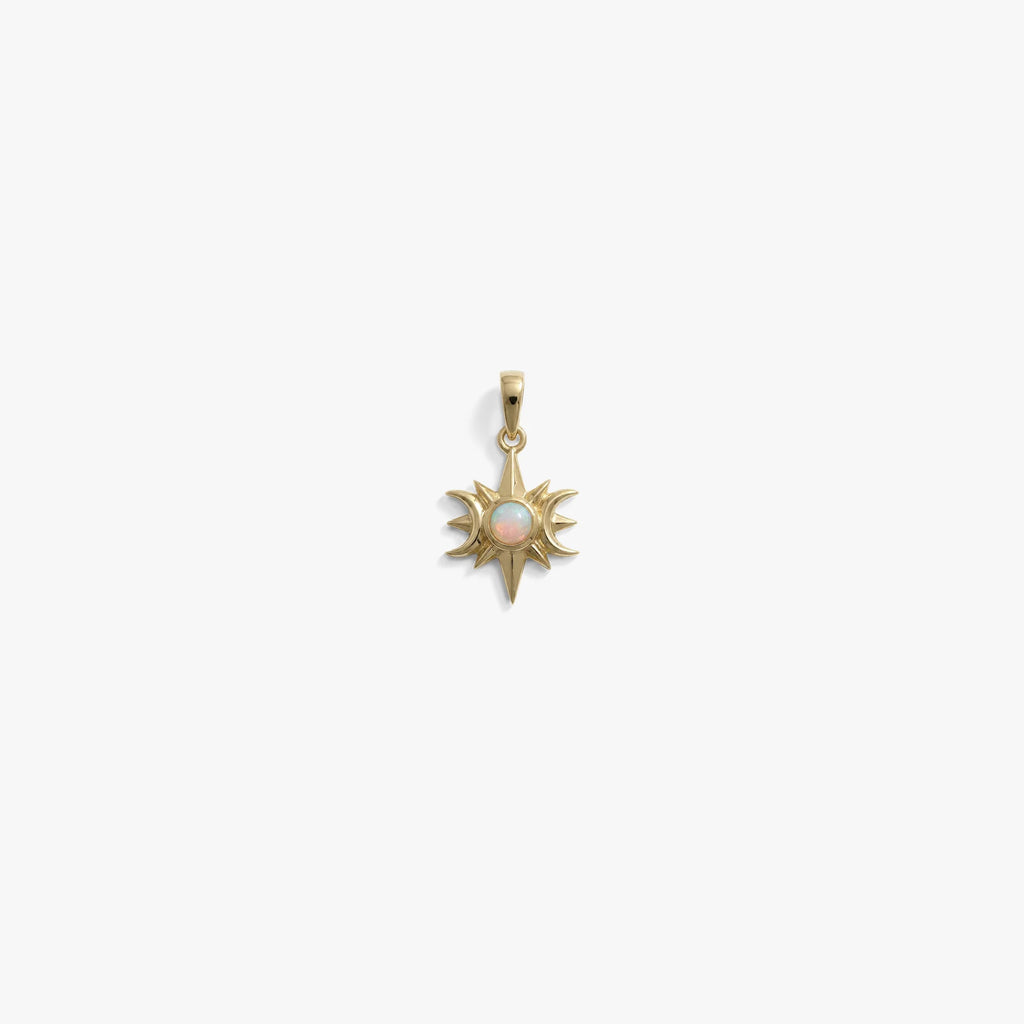 Opal Triple Moon Pendant