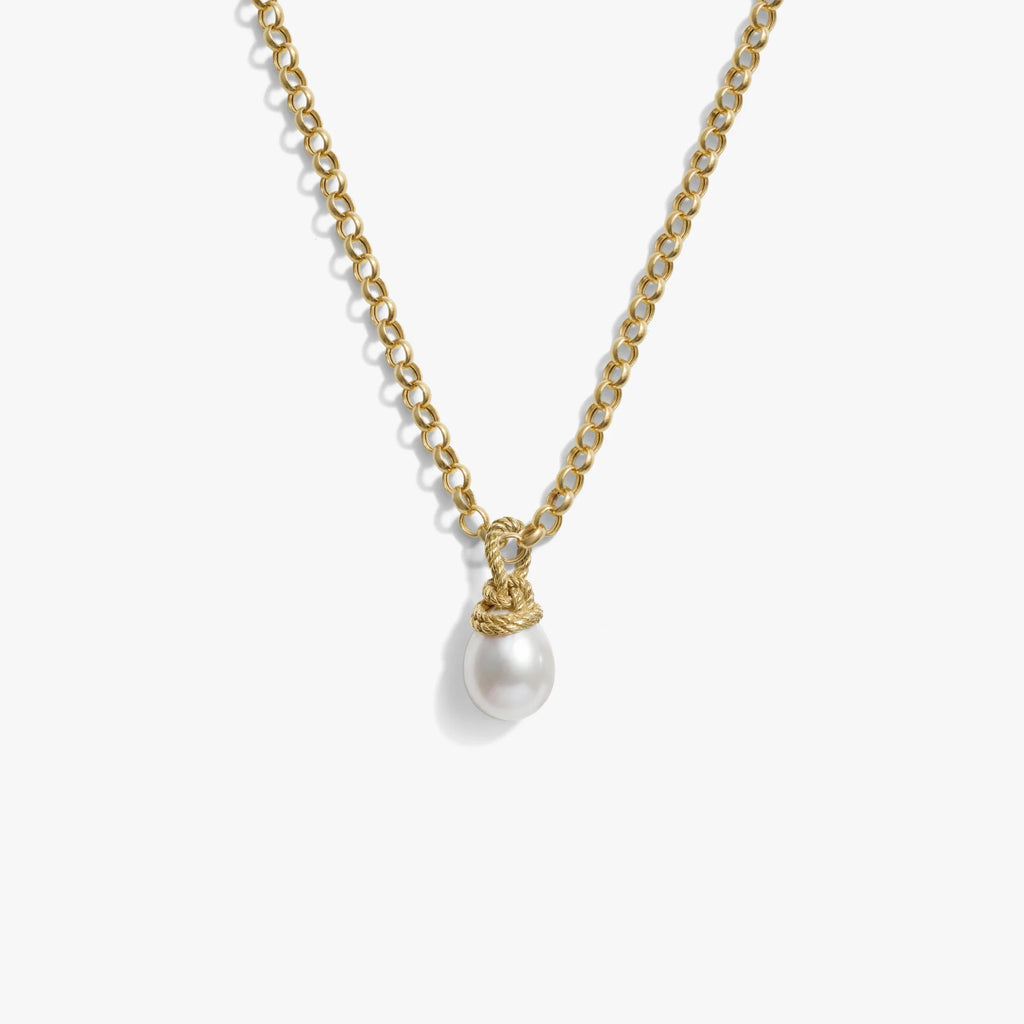 Adorned Pearl Necklace