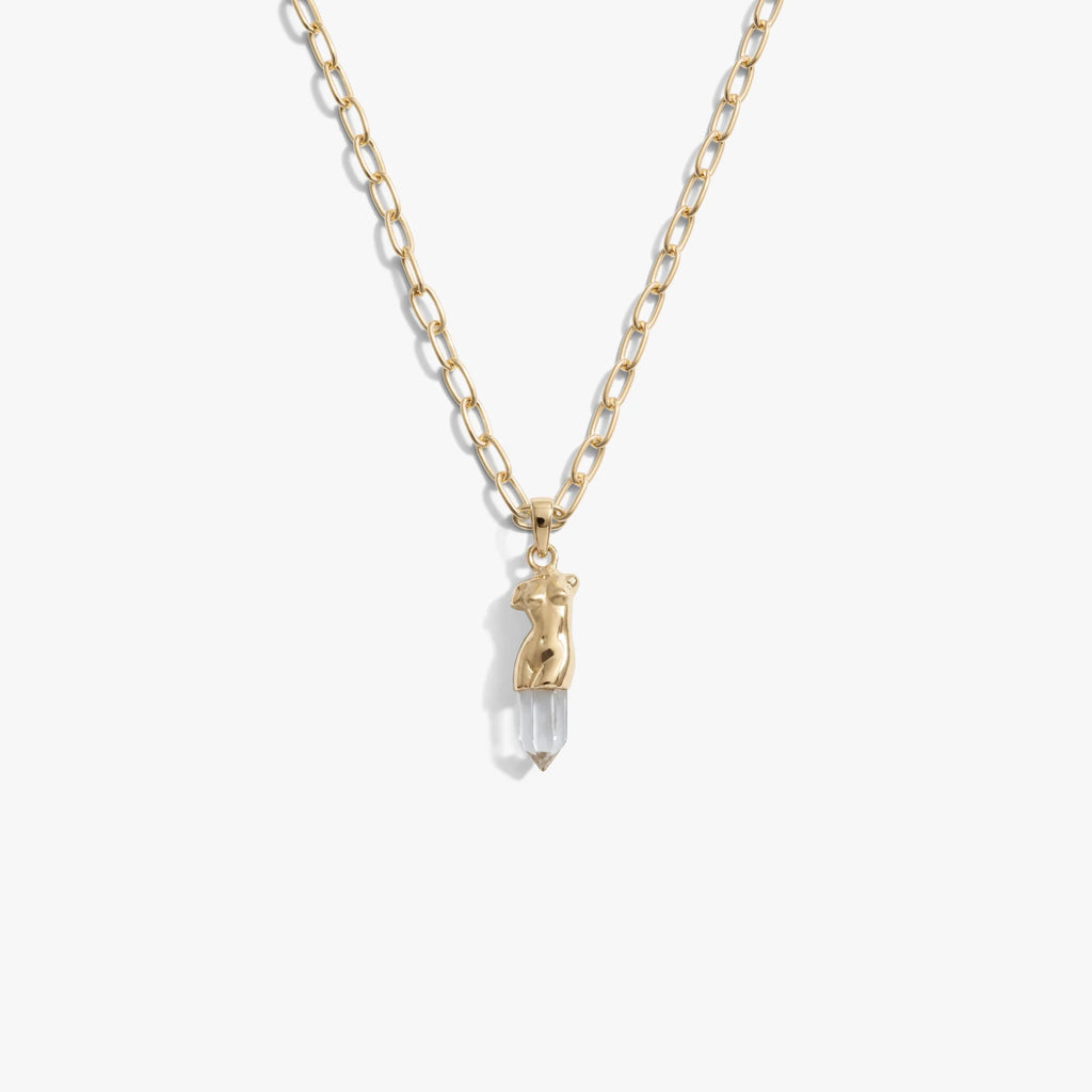 Classical Bust Pendant Necklace