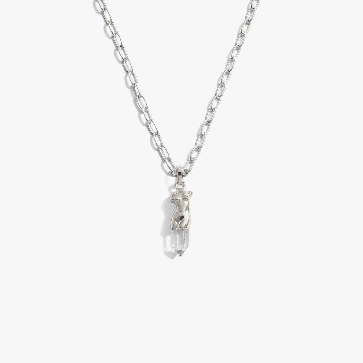 Classical Bust Pendant Necklace
