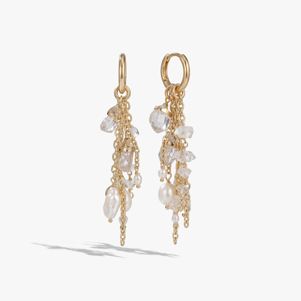 Pearl & Crystal Coven Earrings
