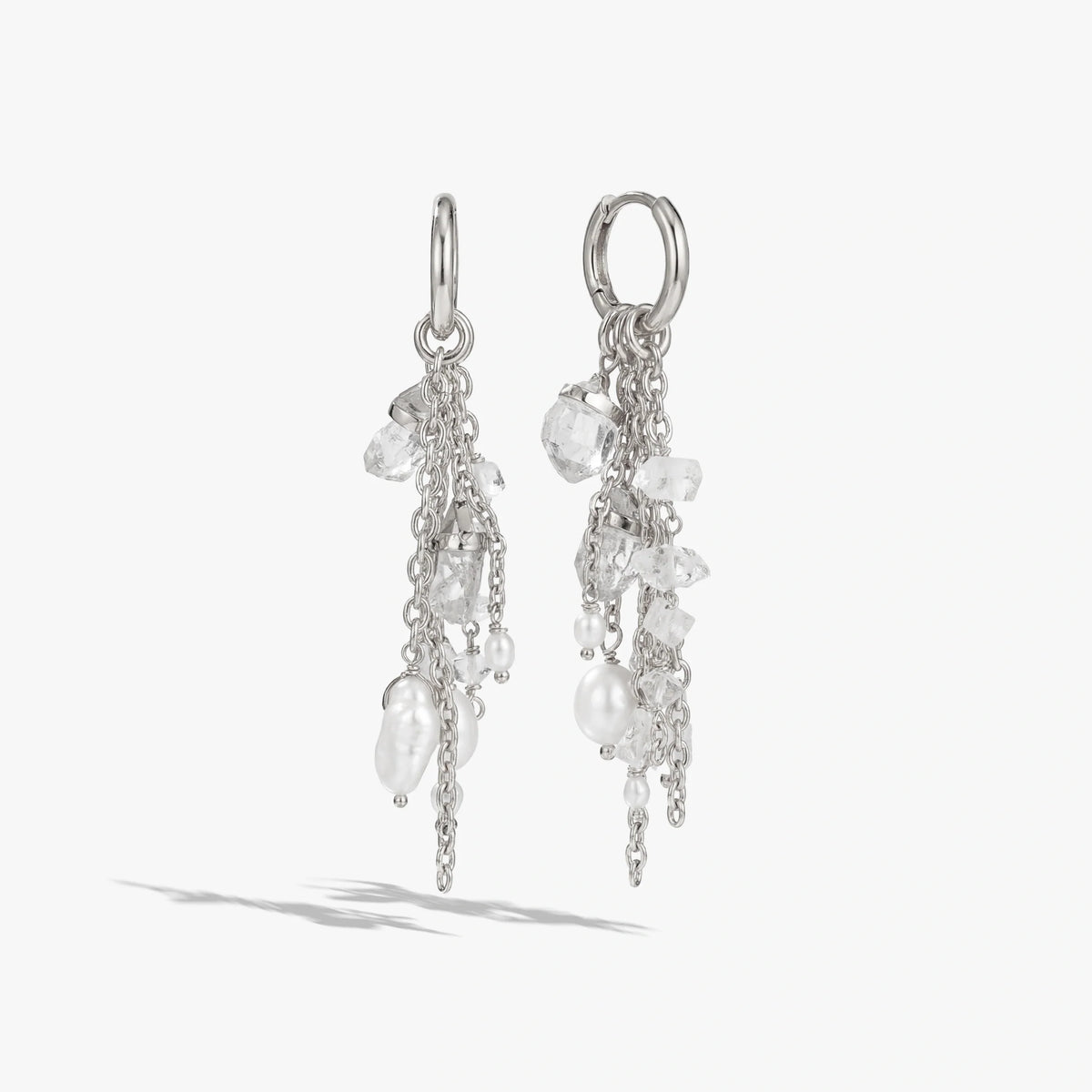 Pearl & Crystal Coven Earrings