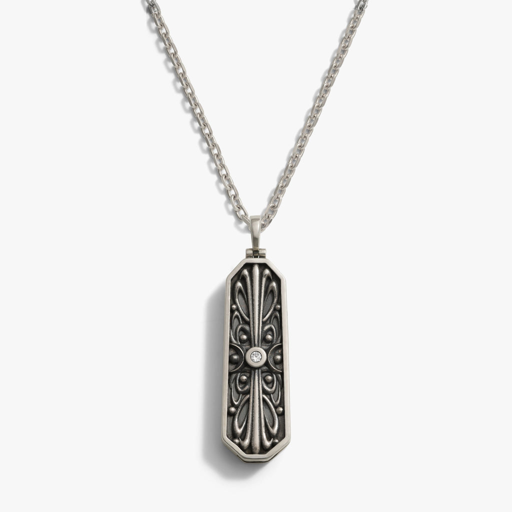 Triple Moon Pocket Knife Necklace