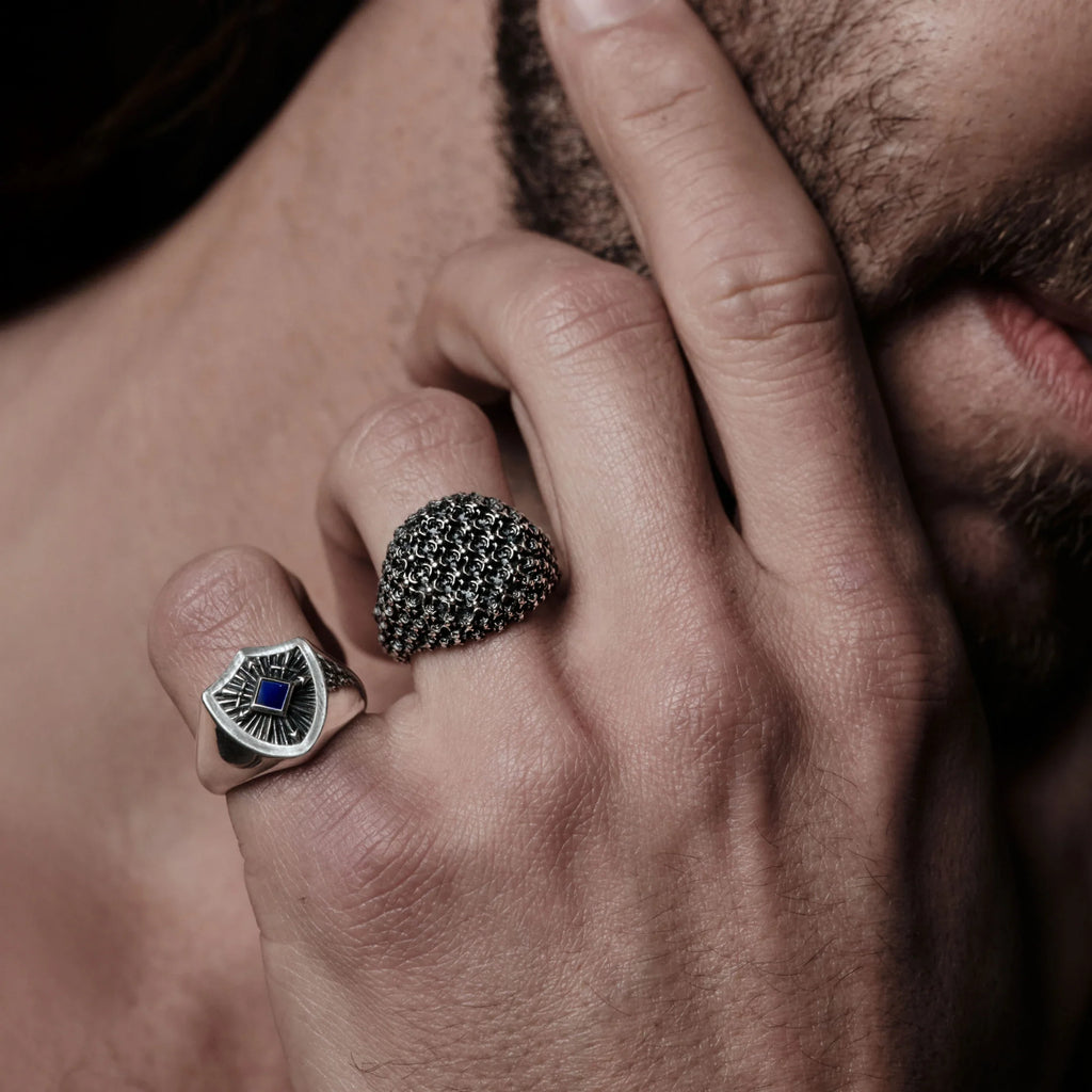 Triple Moon Crest Ring