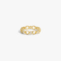 Sapphire Triple Moon Band