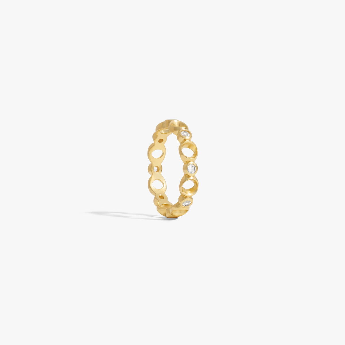 Sapphire Triple Moon Band