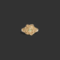 Emerald Medusa Signet Ring