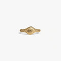 Leopard Print Signet Ring