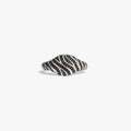 Tiger Print Signet Ring