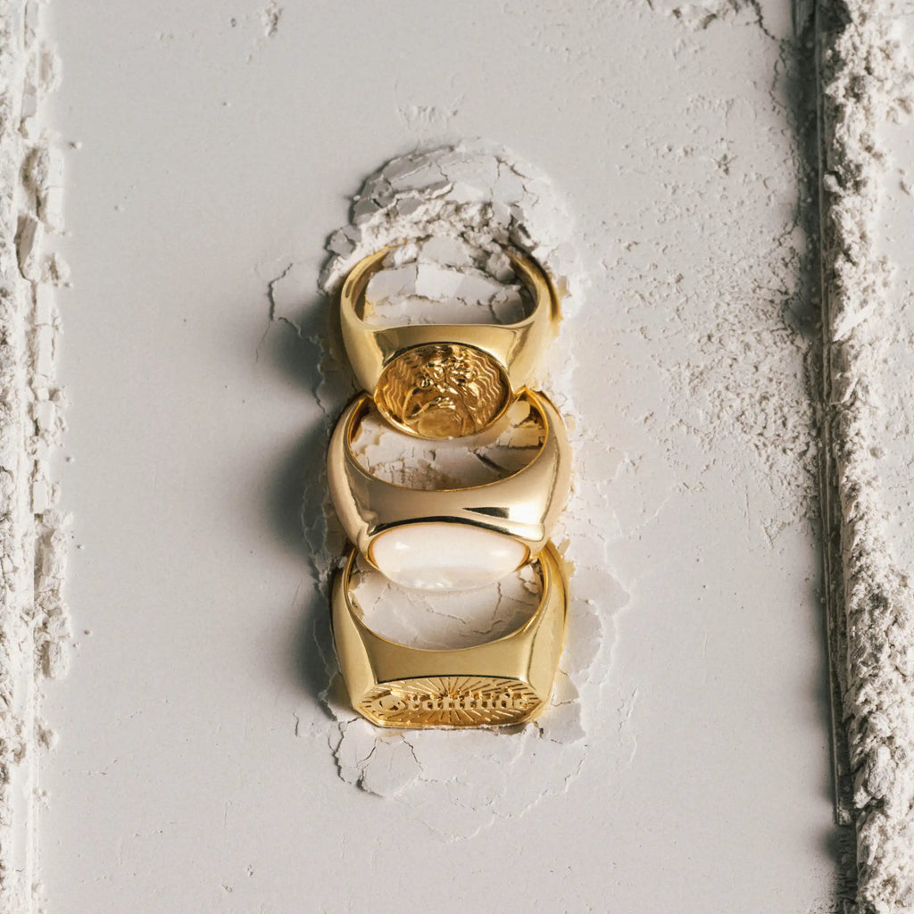 Medusa Signet Ring