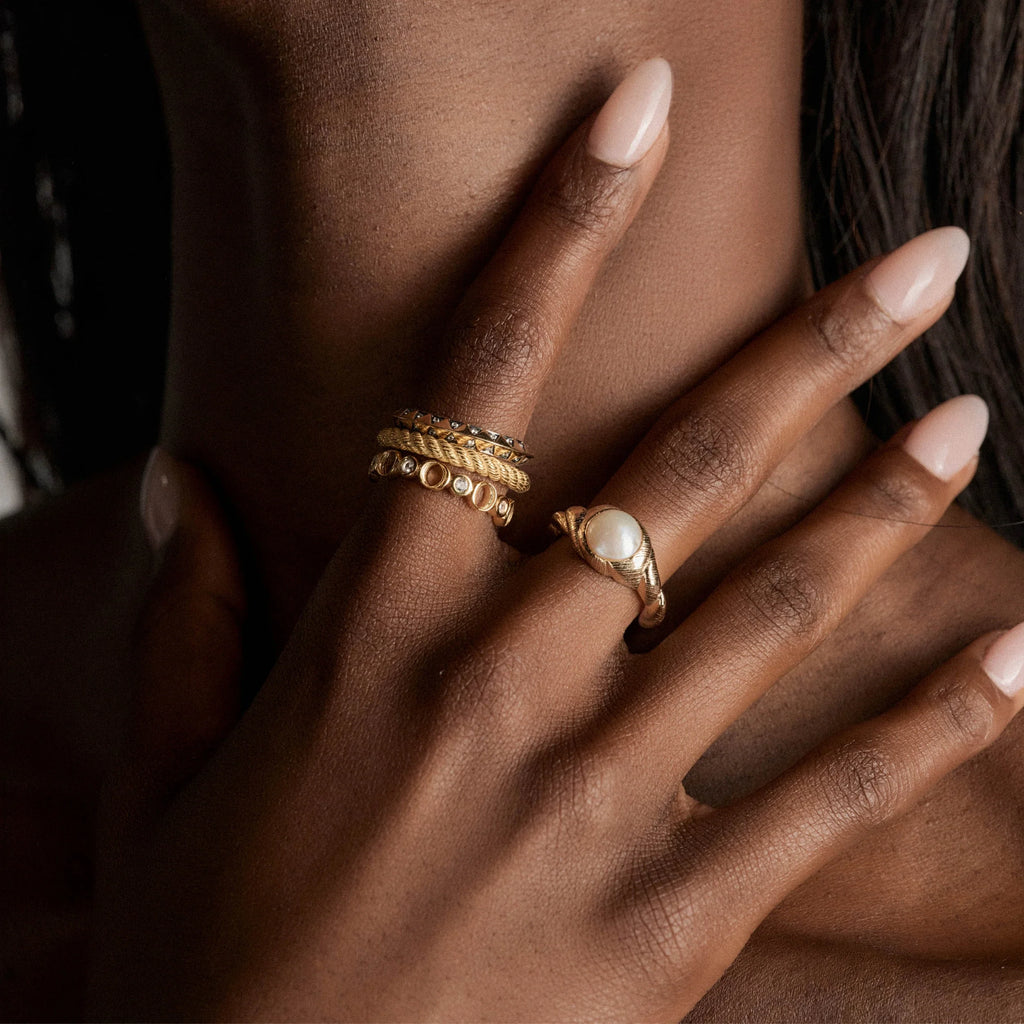 Aura Gemstone Band